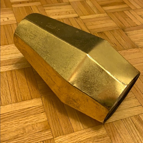 Metallic golden vase - Picture 3 of 3